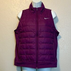 Nike Women's Purple Puffer Vest
